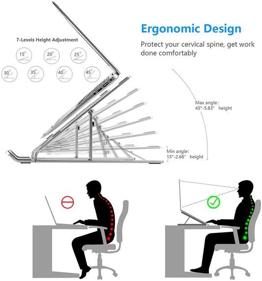 Adjustable Laptop Stand β Ergonomic & Portable Design