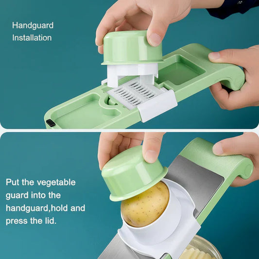 5-in-1 Vegetable Cutter β Multi-Function Kitchen Slicer