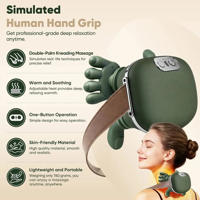 Neck and Back Massager for Pain Relief Deep Tissue