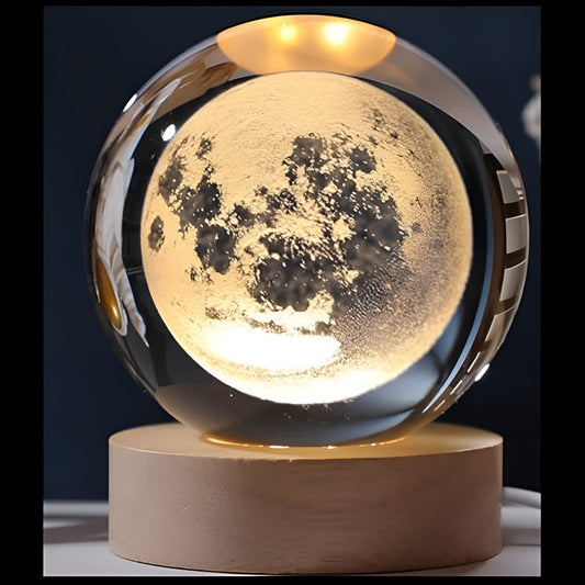 3D Moon Lamp β Touch Control LED Night Light (Rechargeable)