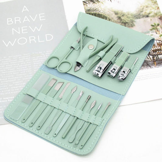 16-Piece Nail Care Kit β Manicure & Pedicure Set with Travel Case