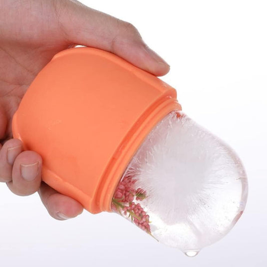 (plain design )Ice Roller for Face Ice Roller for Face Massager Face Ice Roller to Enhance Skin Glow Shrink &Tighten Pores Reusable Facial Ice Roller Face Ice Treatment (random color)