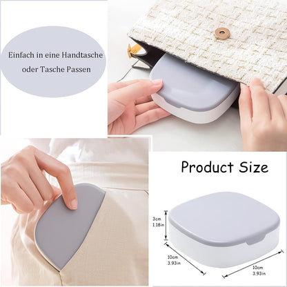 Small Jewellery Box, Jewellery Box, Portable Jewellery Box, Girls' Earrings, Cut Necklace Box, Can Be Placed in the Bag of the Bag at Home (Pink Or Silver Colors) (Random Colors)