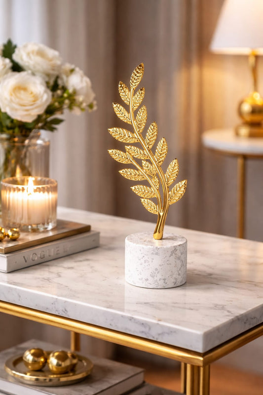 Luxury Decorative Showpiece Size 8.5x4.6x20cm – Elegant Home & Office Decoration Piece for Table, Shelf & Living Room