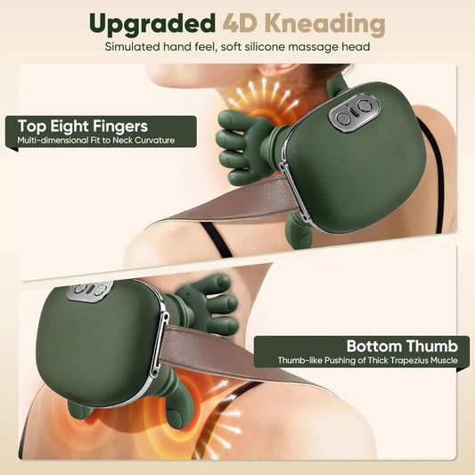 Neck and Back Massager for Pain Relief Deep Tissue