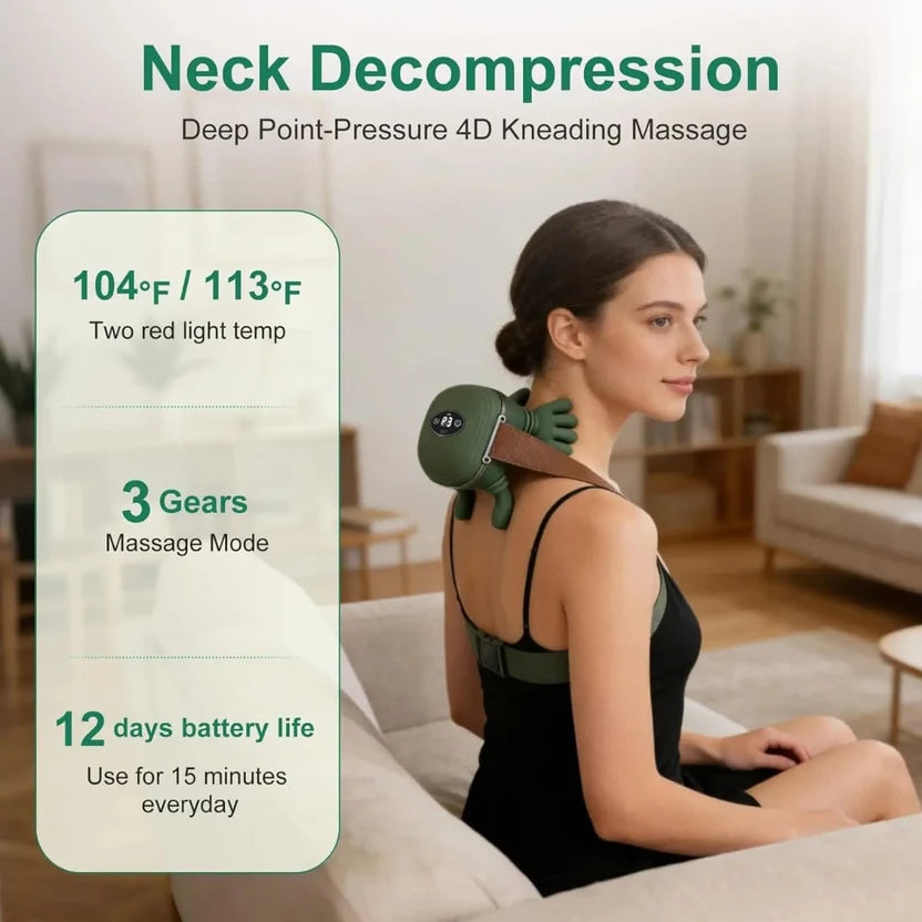 Neck and Back Massager for Pain Relief Deep Tissue
