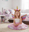 DreamGlow Pink Unicorn Wing Costume Set