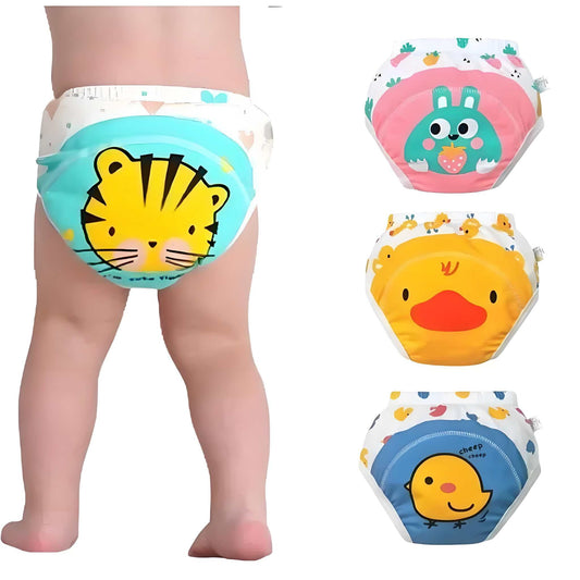 Kids Reusable Baby Training Pants Soft Comfortable Washable Eco Friendly For Daily Use | Random Colour