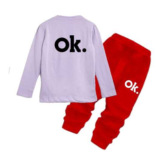 New Summer Collection Kids Tracksuit Set – Full Sleeve Shirt & Trouser Comfortable Casual Wear for Boys & Girls